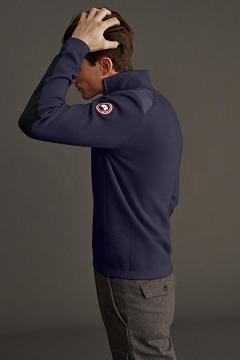 Ropa Canada Goose Hombre Mexico - Stormont Suéteres Azul Marino MV6172590